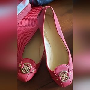 Red Liz Claiborne Flats